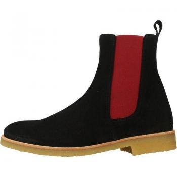 Botines de Hombre Marca Yellow Modelo 80182, color negro, diseño moderno, material sintético, suela antideslizante, cierre con cordones