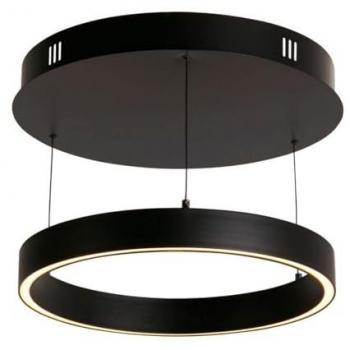 Lámpara colgante Layla de control de gestos, color negro, material acrílico ópalo, potencia 28,65 W, temperatura de color ajustable 2700-3000-4000K