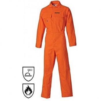Dickies Mens Workwear Proban Coverall Orange FR4869O