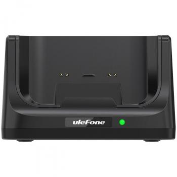 Base de carga de escritorio Ulefone Power Armor 16 - Cargador de escritorio con diseño compacto, compatible específicamente con el modelo Ulefone Power Armor 16, proporciona carga rápida y eficiente, incluye indicadores LED para mostrar el estado de la