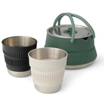 Sea to Summit Detour 3-Piece Stainless Steel Kettle Cook Set with 2 Mugs