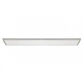 Panel LED de Superficie VOLTAIRE 30x120 cm, 72W, 5760 lm, 4000K, Ángulo de Luz 120°, Acabado Níquel