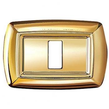 Placa Redonda Magic Plast 1P Oro - Paquete de 10 Unidades