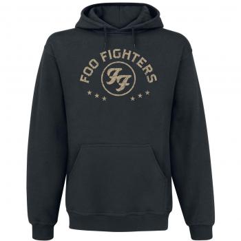 Foo Fighters Unisex Pullover Hoodie: Arched Stars - Large - Black