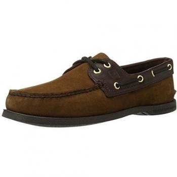 Sperry Top-Sider Authentic Original 2-Eye Men's Brown Nubuck Leather Boat Shoes Size 9 M