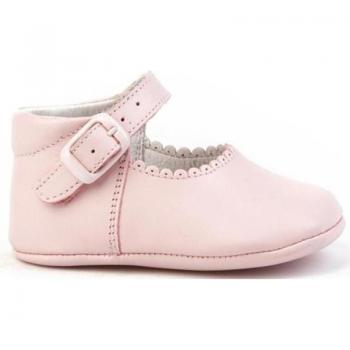 Angelitos Zapatos Patucos para Niña Modelo 240 Piel Rosa