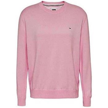 Tommy Jeans Tjw Soft Touch Crew Sweater Suéter, Romantic Pink, XS para Mujer