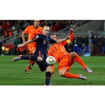 Andres Iniesta Poster On Silk <96cm x 60cm, 38inch x 24inch> - Cartel de Seda - 807E20