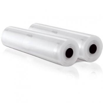 Sogo BR-2205 Set de 2 Rollos de Bolsas para envasadora al vacío, Plástico, Transparente