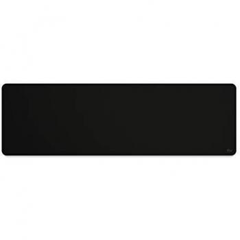 Glorious Alfombrilla de Ratón Extended Stealth con superficie textil suave, base de goma antideslizante, tamaño grande (90 x 40 cm), bordes cosidos para mayor durabilidad y diseño minimalista en color negro