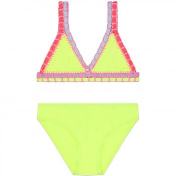 Bikini de niña Billieblush liso con detalles en crochet U20055