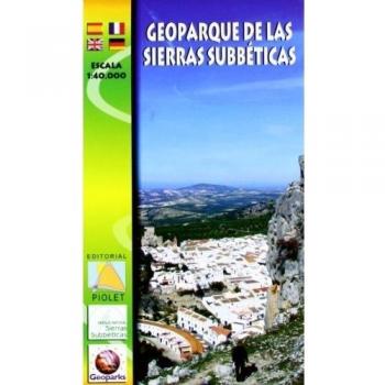 Mapa Geoparque De Las Sierras Subbéticas 1:40000
