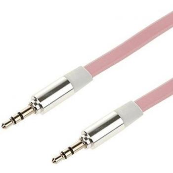 Cable plano para HTC Audio AUX Radio Manos Libres Estéreo Cable de audio jack de 3,5 mm MP3 Adaptador