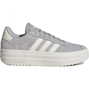 Zapatillas Sneakers Adidas VL Court Bold para mujer en color gris, deportivas, diseño clásico, suela de goma, parte superior de textil y sintético