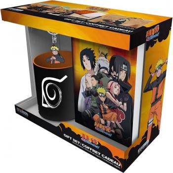 Pack Naruto Shippuden - Taza 320ml + Llavero PVC + Libreta