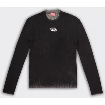 K-Darin Black XL Cut-Out Sweatshirt for Men