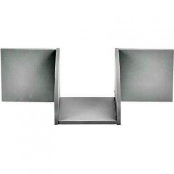 Estantería de Pared Blanco Mate Diseño Retro 60,9x19,5x19,5cm