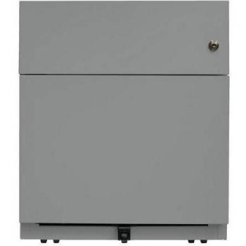 Contenedor Rodante Bisley Note™ con 2 Cajones, Color Plata, Dimensiones 42 x 56.5 x 49.5 cm