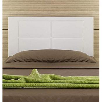 Cabecero Tapizado 3C Blanco para Camas de 90 y 105 cm