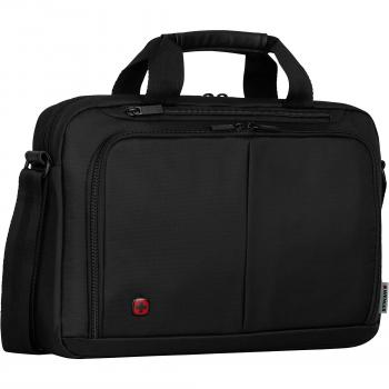 wengué rlaptop Brief Case con Tablet Pocket Negro 14