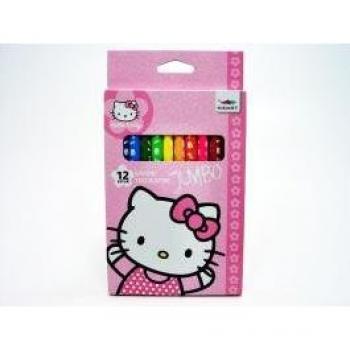 Philips-Lote de 12 lápices de colores, diseño de Hello Kitty