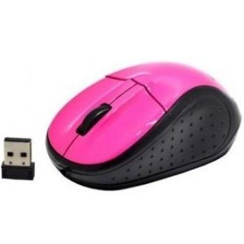 KL-Tech KRW402 - Raton óptico inalámbrico, rosa