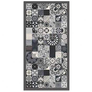 Alfombra Vinílica Hidráulica Panorama Gris 200x200 cm