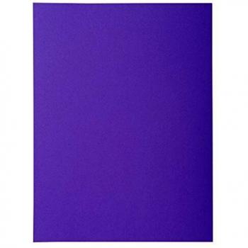 Subcarpetas ROCK'S Exacompta A4, 1 solapa, 210 g/m², color violeta, paquete de 50