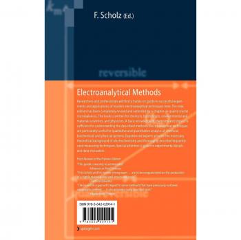 Electroanalytical Methods: Guide to Experiments and Applications