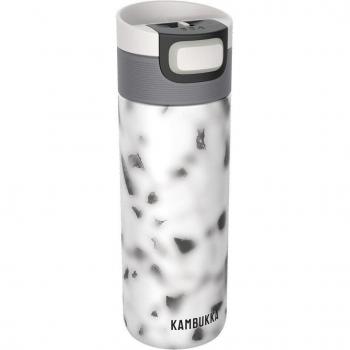 Botella Térmica Kambukka Etna Grip 500ml Foggy Terrazzo - Acero Inoxidable - Tapón Antigoteo y Antiderrame