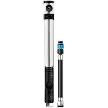 Crankbrothers Klic HP Bomba de Bicicleta Unisex, Plata