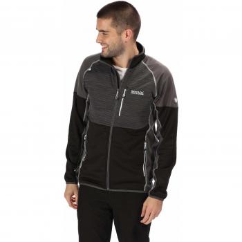 Regatta Yare II Warm Backed Extol Stretch Softshell Jacket Carcasa Suave, Hombre, Negro/Imán, M