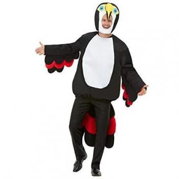 Smiffys Bird Of Paradise Toucan Costume Disfraz de tucán de pájaro del paraíso, color negro, Talla única