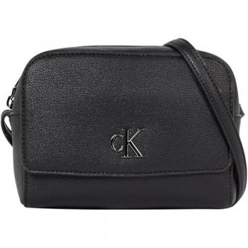 Calvin Klein Jeans Minimal Monogram Camera Bag, Cross Body Bags, female, Black, Size: ONE SIZE