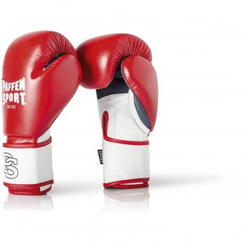 Paffen Sport - Guantes de boxeo, color rojo y blanco rojo / blanco Talla:10oz