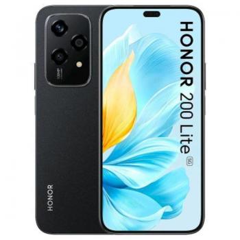 Smartphone Honor 200 Lite 5G - 8GB RAM, 256GB Almacenamiento, Pantalla AMOLED de 6.7, Dual SIM, Color Negro Medianoche