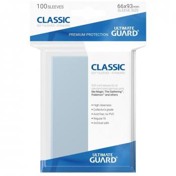 Ultimate Guard Classic Soft Sleeves Transparentes Tamaño Estándar 66x93 mm (Paquete de 100)