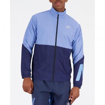 Chaqueta de hombre New Balance Impact Run con diseño gráfico, ligera, transpirable, con tecnología de secado rápido y ajuste cómodo
