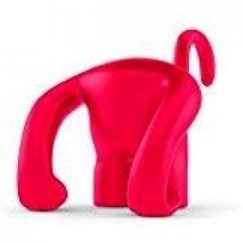 Polaroid Mr. Monkey Cube - Soporte, Rojo