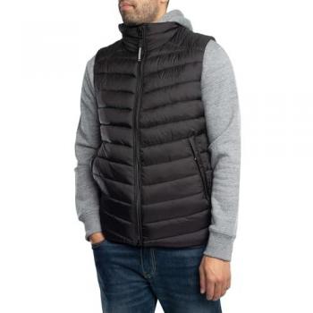 Superdry Men's Black Fuji Sport Padded Gilet - Size M