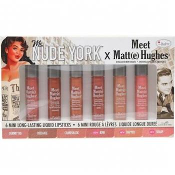 theBalm Meet Matt(e) Hughes X Ms. Nude York Matte Liquid Lipstick Set