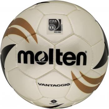 MOLTEN Balón de fútbol, color beige/dorado/negro, talla 5