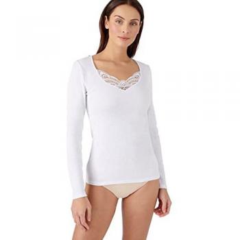 Damart Women's Thermal Long Sleeve T-Shirt - Medium Warmth