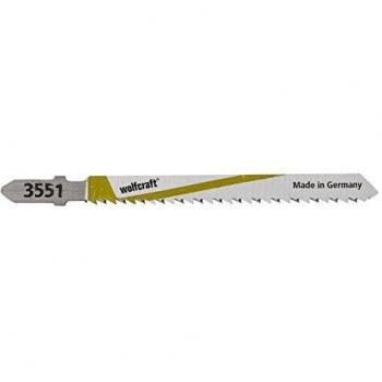 Wolfcraft 2653000 - Pack de 5 hojas de sierra de calar