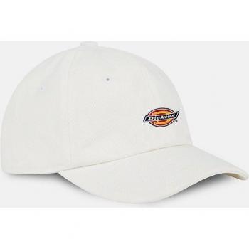 Gorra Dickies Hardwick Denim blanca para hombre, clásica, de algodón, diseño atemporal, ajuste regulable en la parte trasera