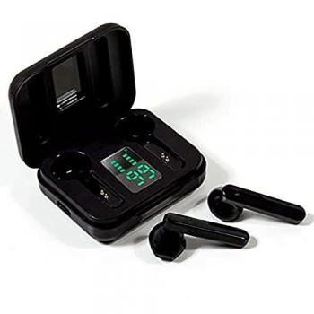 Auriculares Stereo Bluetooth Dual POD Cool Style V2 Negro