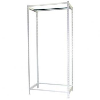 Estantería Ropa Metálica SIMONCLOTHING SINGLE 1/151250 BLANCO, Sin Tornillos, 1 Colgador, Alta Capacidad Carga 25 kg, Dimensiones 1500x1200