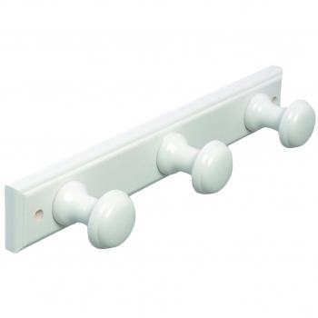 Brinox Perchero, Haya, Lacado Blanco, 35x5.5x7.4 cm