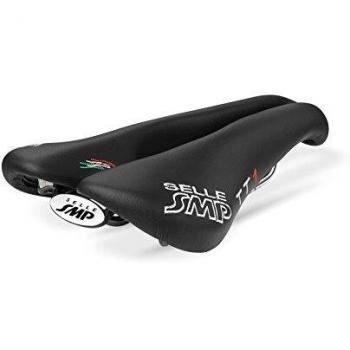 Smp Triathlon sillín de Bicicleta, Negro, Unisex Adulto, Triathlon Tt1, Negro
