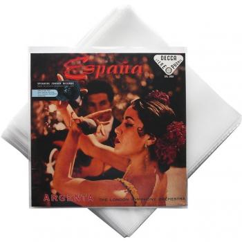 100 Fundas Grandes para LP Y Doble LP Discos DE Vinilo - Marca Cuidatumusica - / Ref.2465
